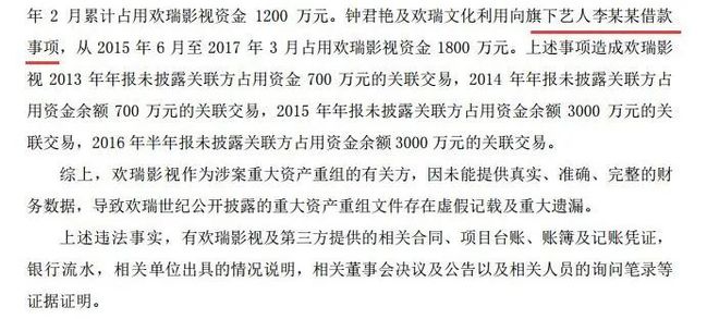 购彩中心大厅app欢瑞世纪娱乐公司造假1个亿会计师事务所被罚835万